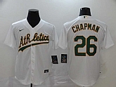 Athletics 26 Matt Chapman White 2020 Nike Cool Base Jersey,baseball caps,new era cap wholesale,wholesale hats